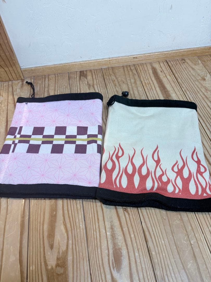 降价了！鬼灭之刃 祢豆子和炼狱先生暖颈套 2件套装