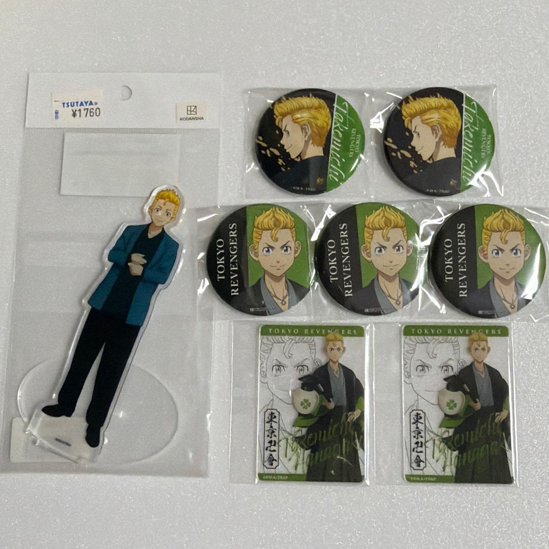 东京复仇者 徽章 亚克力立牌 卡片 幕末剑士 甚平服 西装 武道