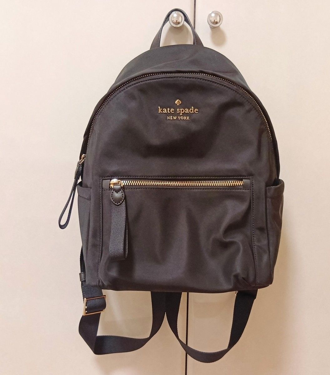 【清仓价】kate spade 尼龙双肩包 黑色