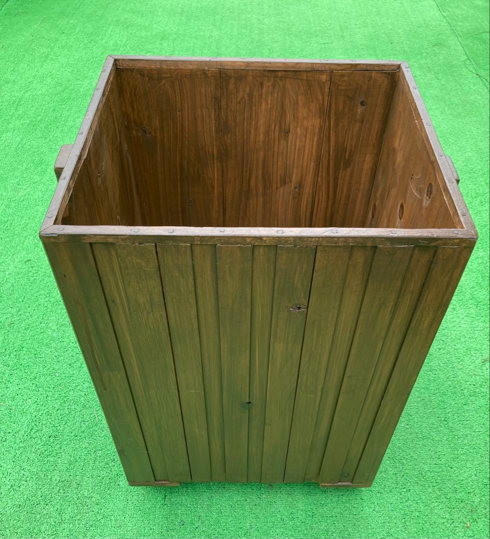 木制带脚轮花盆箱 花盆罩 防尘盒 手工制作