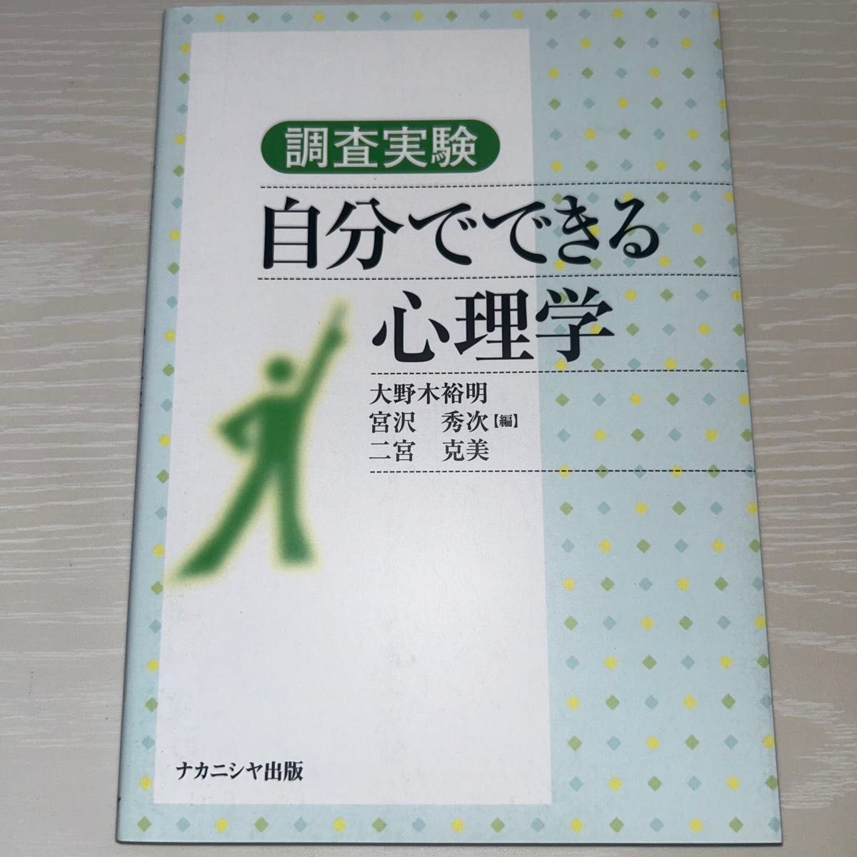 调查实验自己能做的心理学大野木裕明宫泽秀次二宫克美娜卡尼西亚出版