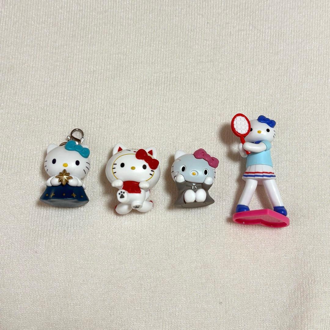 Hello Kitty Mascot Figure Gacha Gacha 4-Piece Set