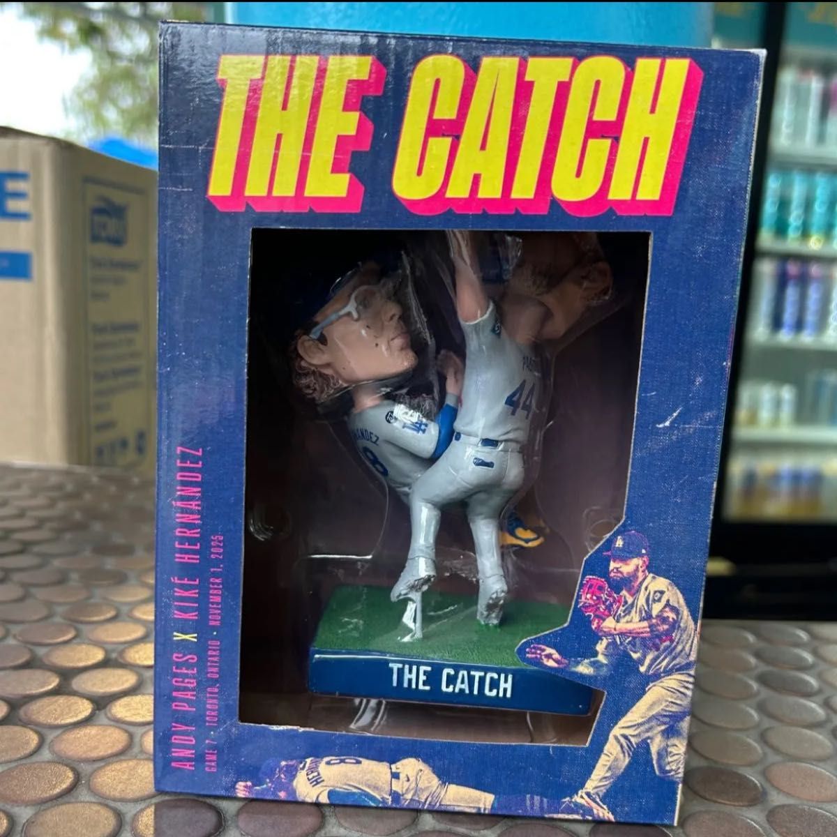MLB 道奇队 Kike Hernández Bobblehead 人偶 THE CATCH 最低价 全新 未开封