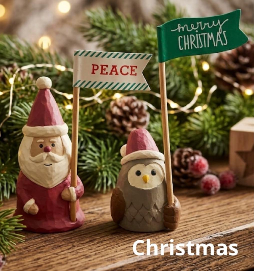DECOLE Conconburu Christmas Santa Owl Set