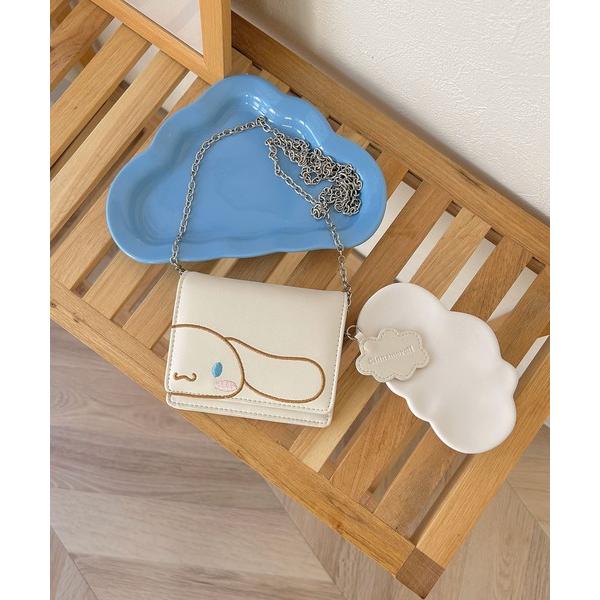 ミニ 二つ折り 二つ折り財布 財布 サンリオキャラクターズ × EFOLE ウォレット チェーン ショルダー 「ハローキティ / シナモロール / ポムポムプリン / …