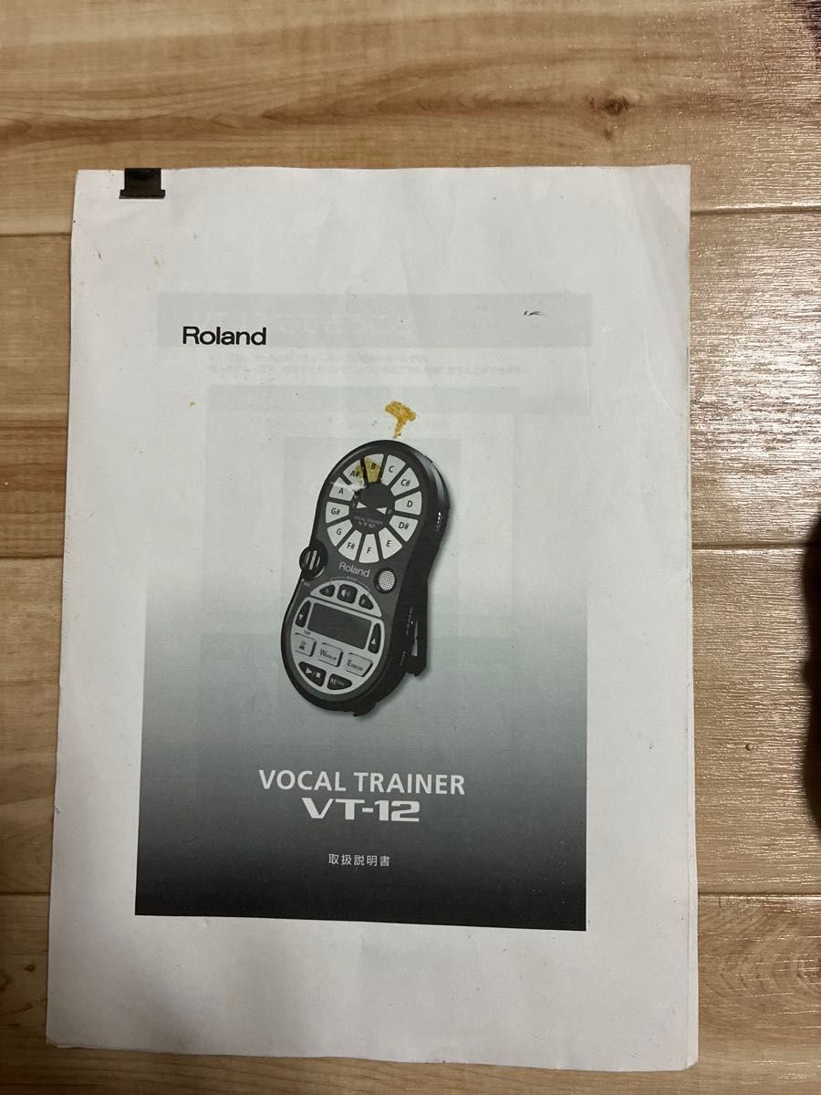 Roland VOCAL TRAINER VT-12 附使用说明书