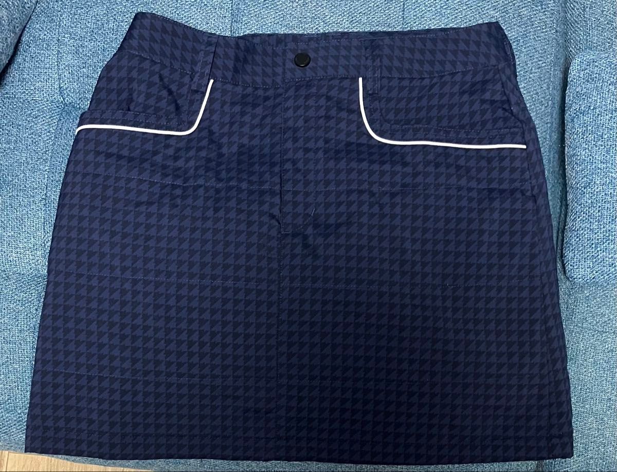 Women's Golf Skirt, Houndstooth Pattern, Navy