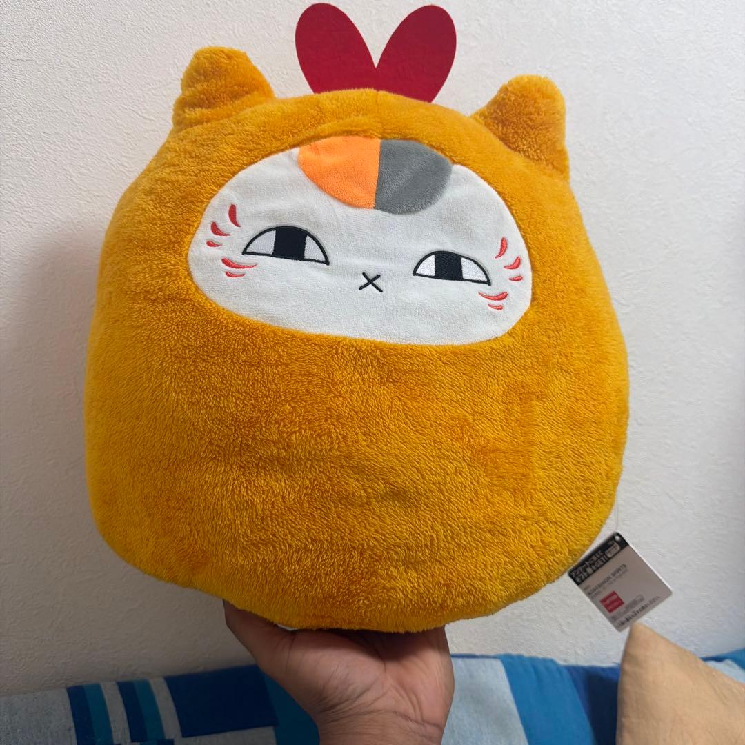 夏目友人帐 猫咪老师 毛绒玩具 靠垫