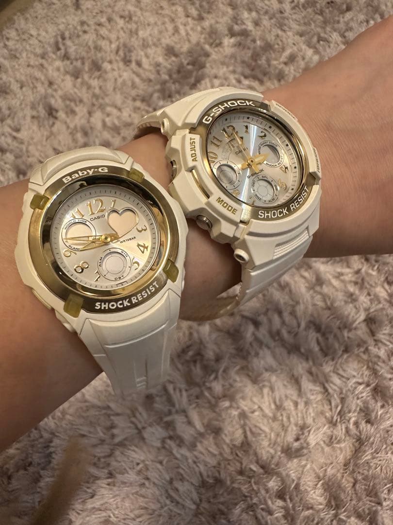 正在降价!CASIO G-SHOCK Baby-G对手表白色