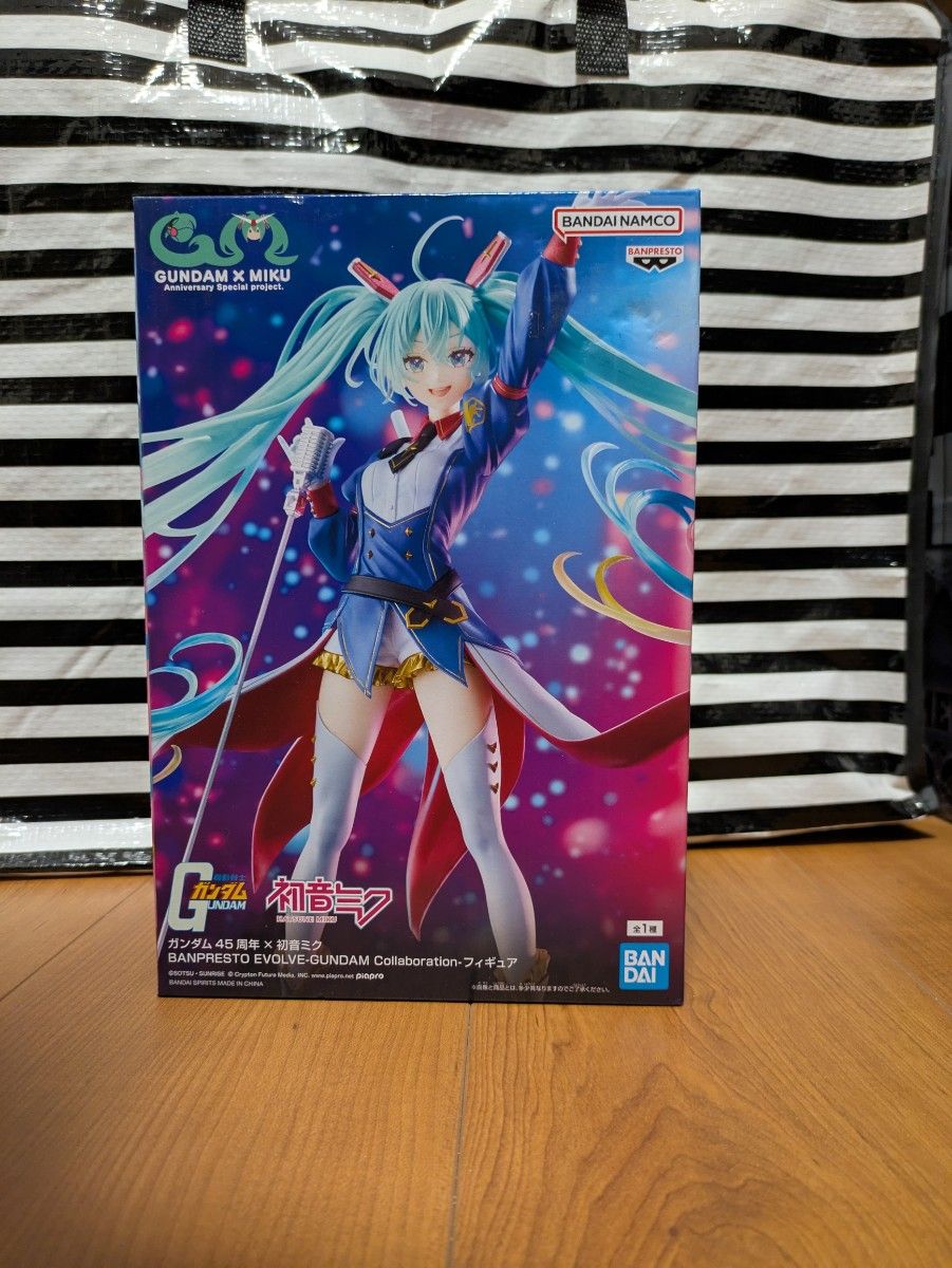 初音未来 手办 BANPRESTO 高达 GUNDAM EVOLVE 联名款 新品未拆封 礼品专供