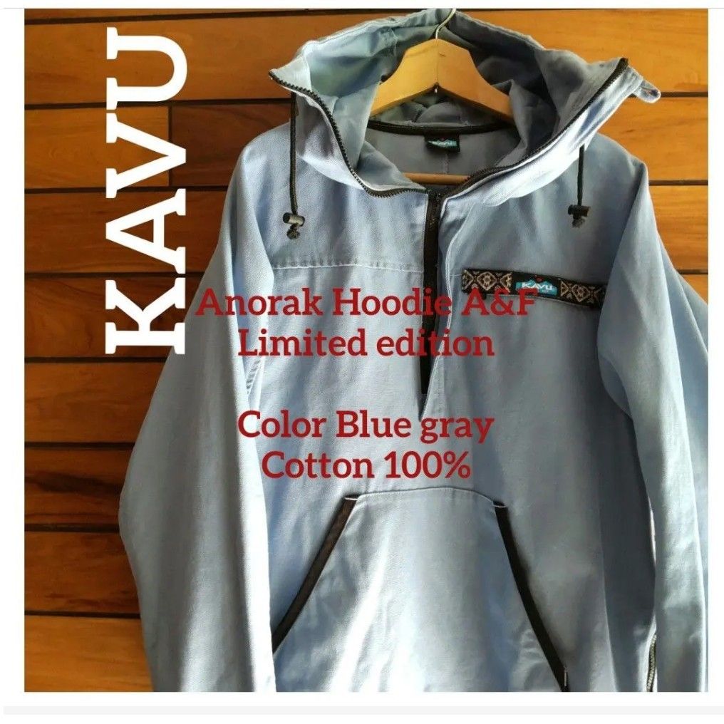 KAVU A&F直营店限定特别定制套头夹克 S码（相当于XL）