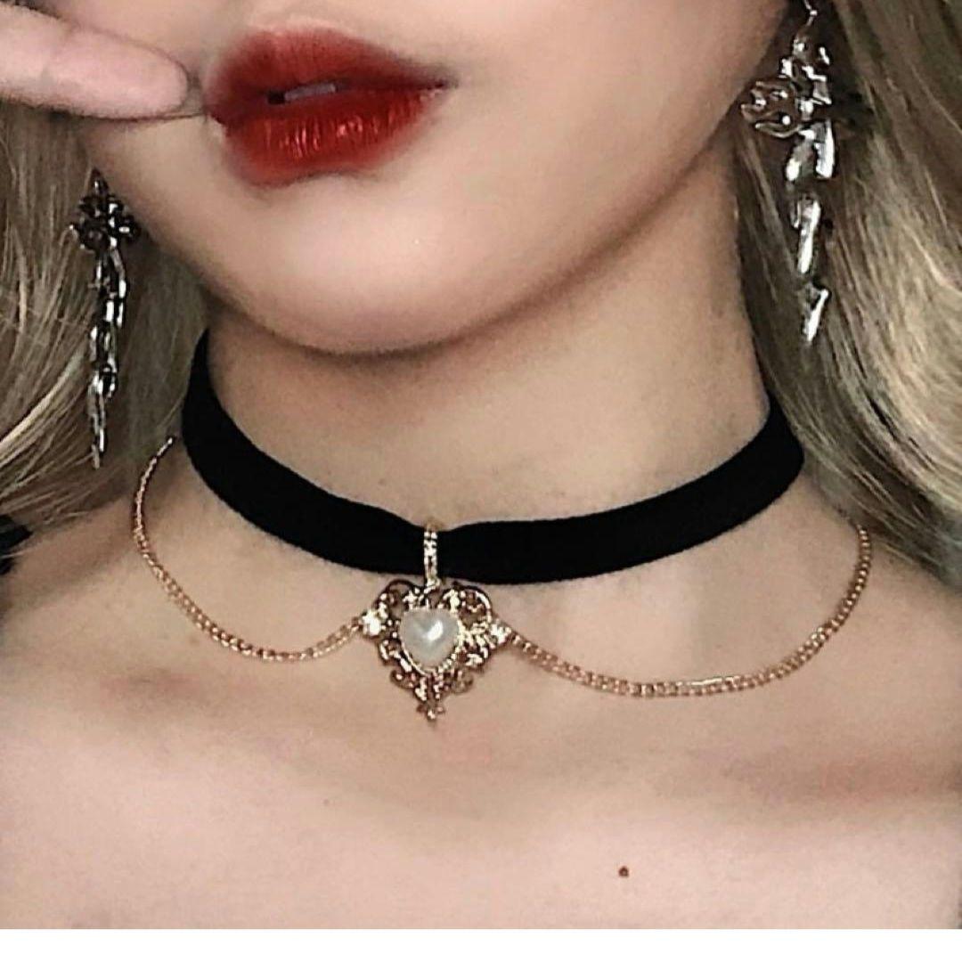 地雷乔克cosplay洛丽塔复古心女士饰品