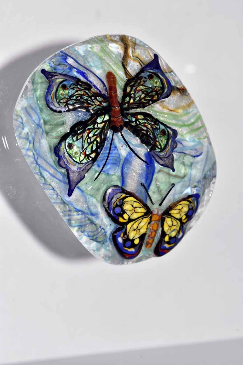 翩翩起舞的蝴蝶在天堂 | 博物馆级玻璃 art11697-499 B美术馆级玻璃艺术珠宝