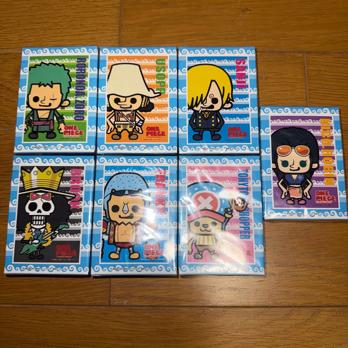 ONE PIECE PANSONWORKS MINI 150-piece puzzle 7 pieces set unused