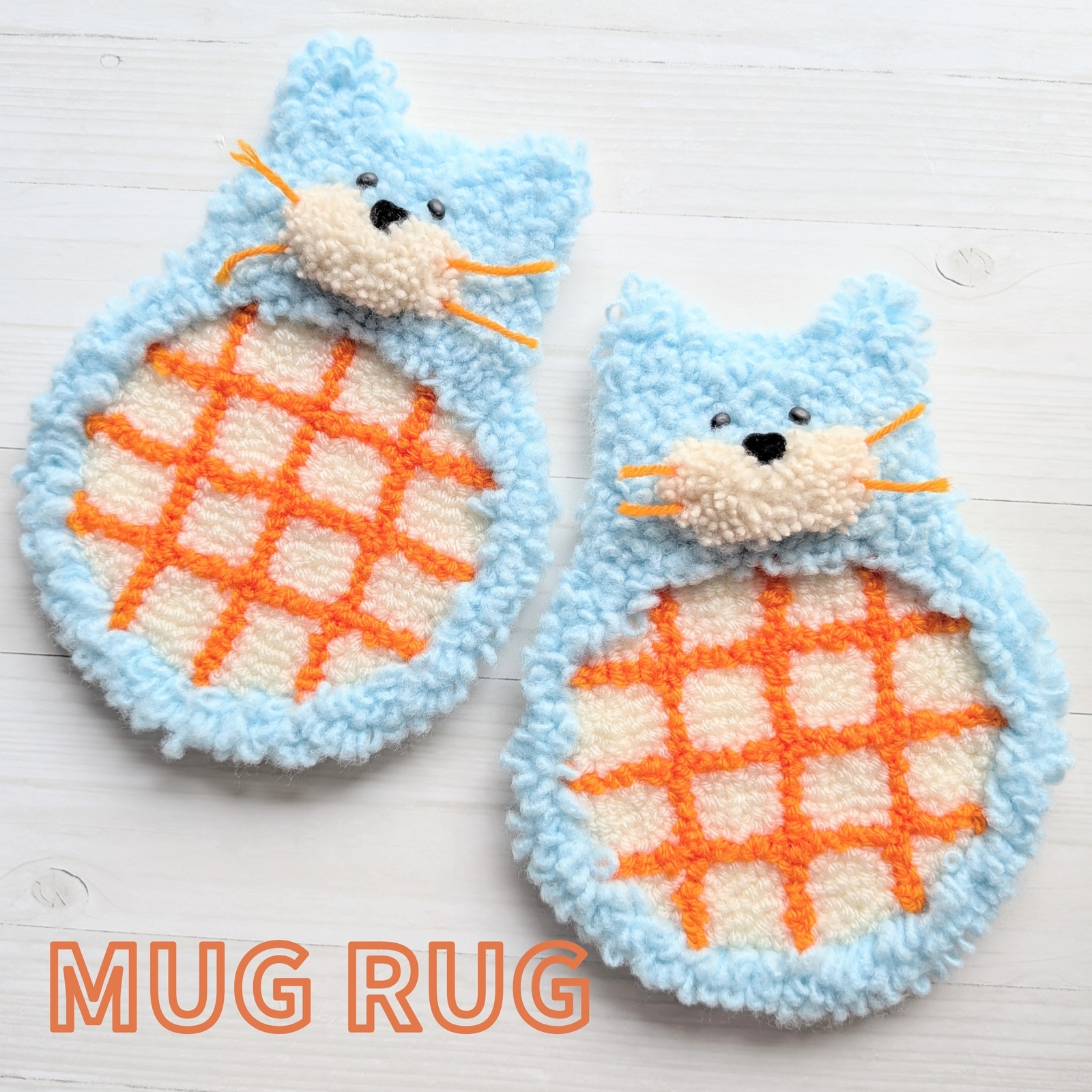 再贩《MUGRUG》戳针绣杯垫 马格拉格 1枚 ✦卷卷猫 拉姆内【接受定制制作】