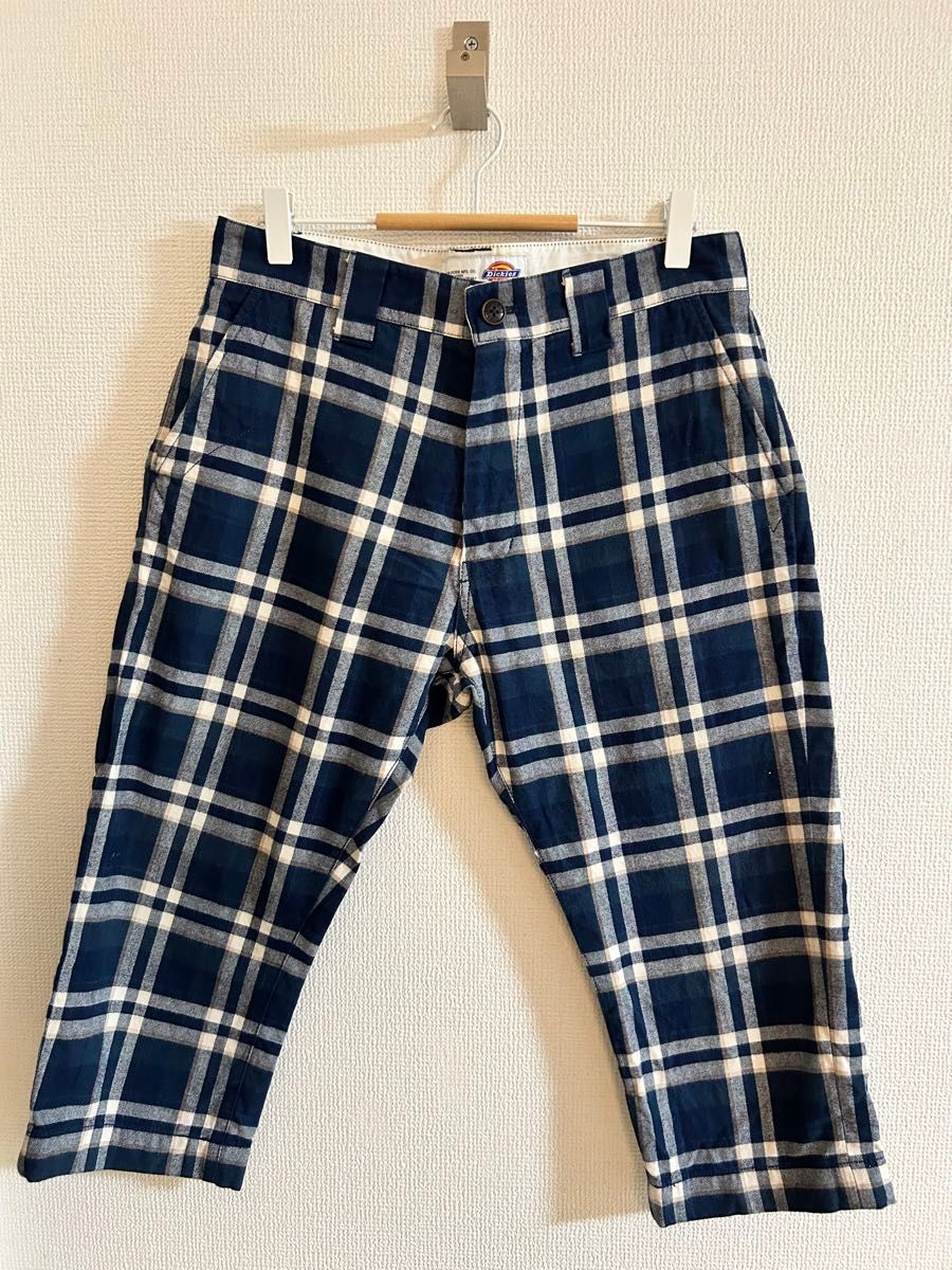 Dickies ディッキーズ メンズ チェックパンツ 30(アンクル丈・短め)