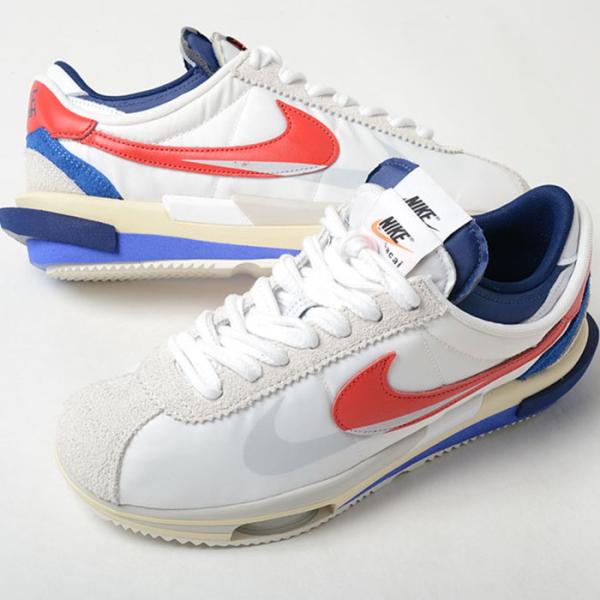 【訳あり】NIKE CORTEZ ナイキ コルテッツ メンズ スニーカー ホワイトレッド dq0581-100w