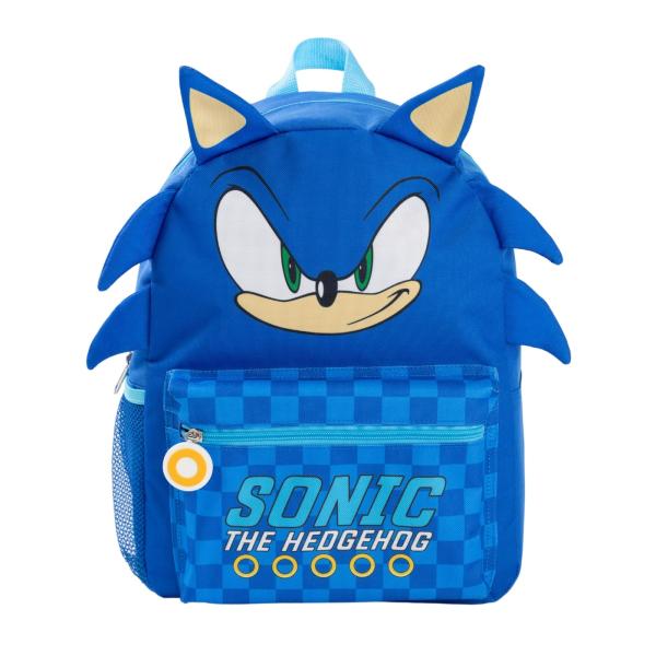 (索尼克·刺猬) Sonic The Hedgehog 官方商品 儿童 3D 双肩背包