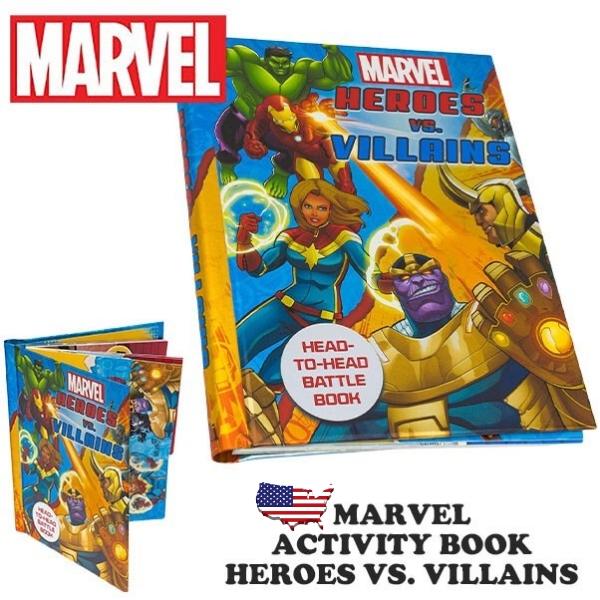マーベル キャラクター 図鑑 本 英語 MARVEL アクティビティ ブック おすすめ アメリカ雑貨 アメリカ雑貨 グッズ アベンジャーズ 知育 子供 プレゼント