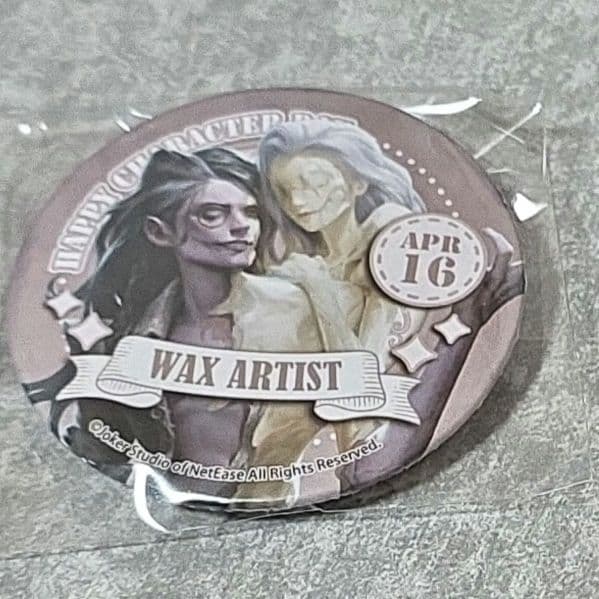 Identity V Wax Figure Maker Preroll 2024 Anniversary Bonus Can Badge
