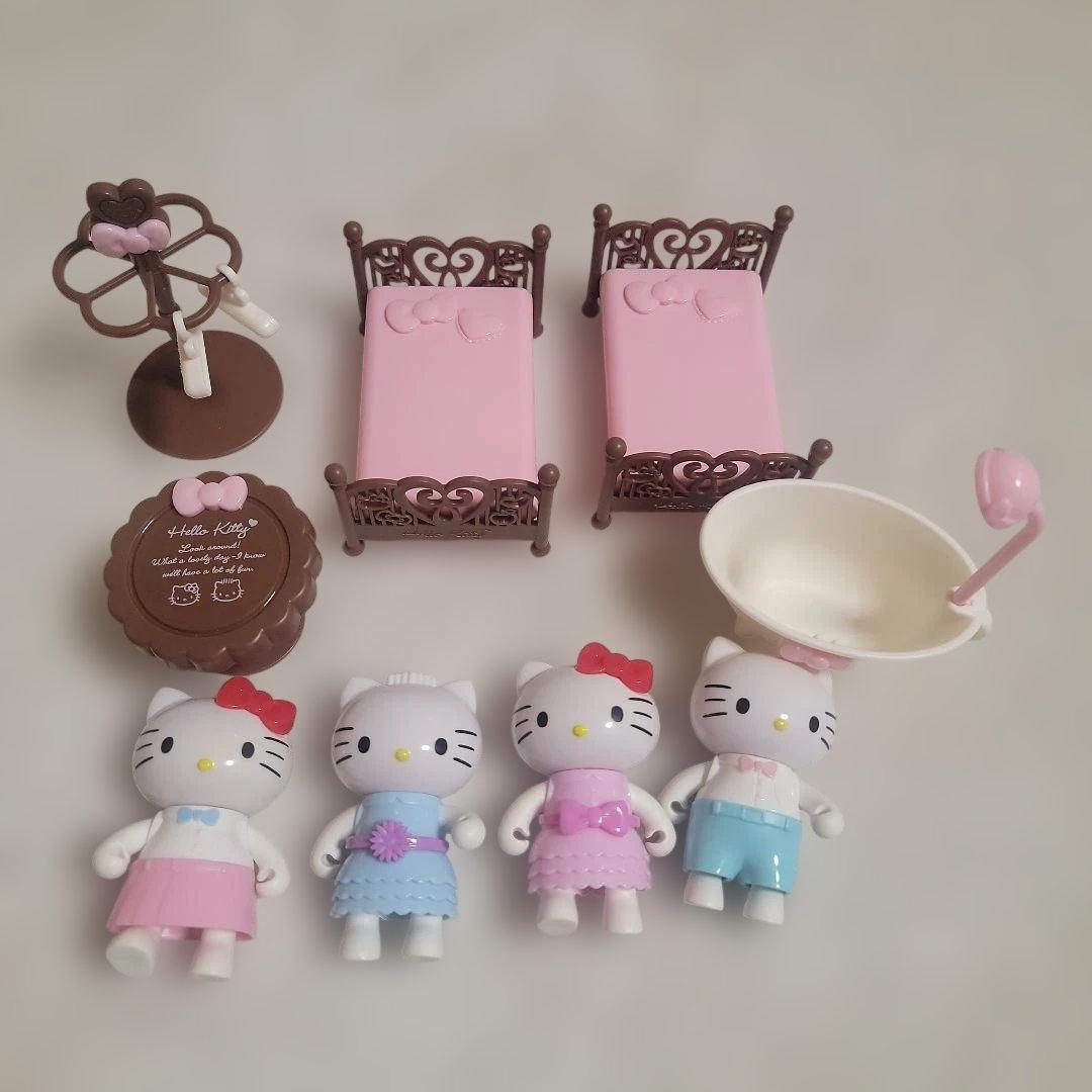 Hello Kitty Miniature Furniture Doll Set