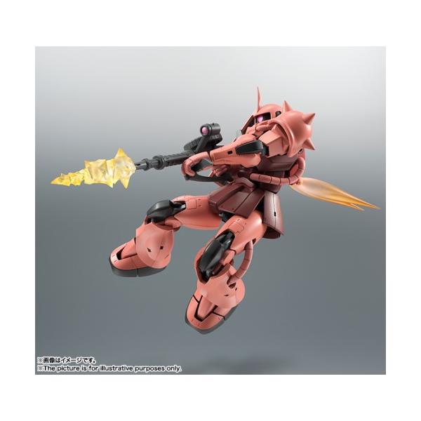ROBOT魂《机动战士高达》 <SIDE MS> MS-06S夏亚专用扎克ver.(再售版) (涂装完毕的可动花样滑冰) 【再售】