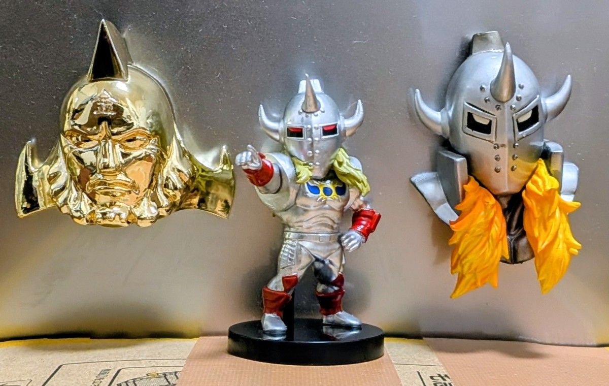 Kinnikuman Figure 3-Piece Set Golden Mask Evil General