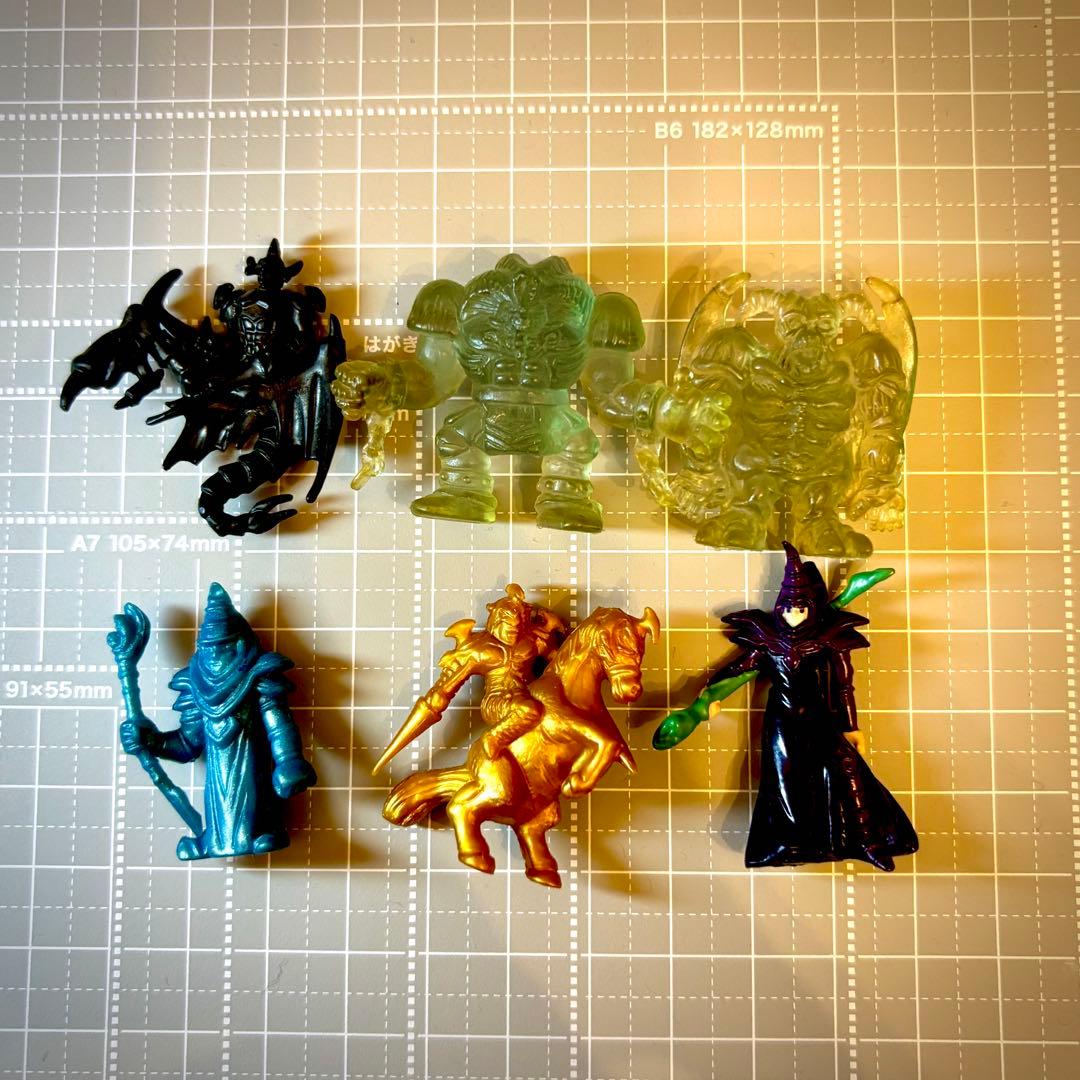 Yu-Gi-Oo Shokoku Mini Figure 6 of the time Black Magician Gaia Demon, etc.
