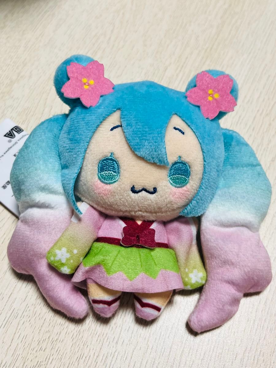 【Unused】Hatsune Miku × Cinnamoroll Mascot, Sakura Version, Sega Prize Item