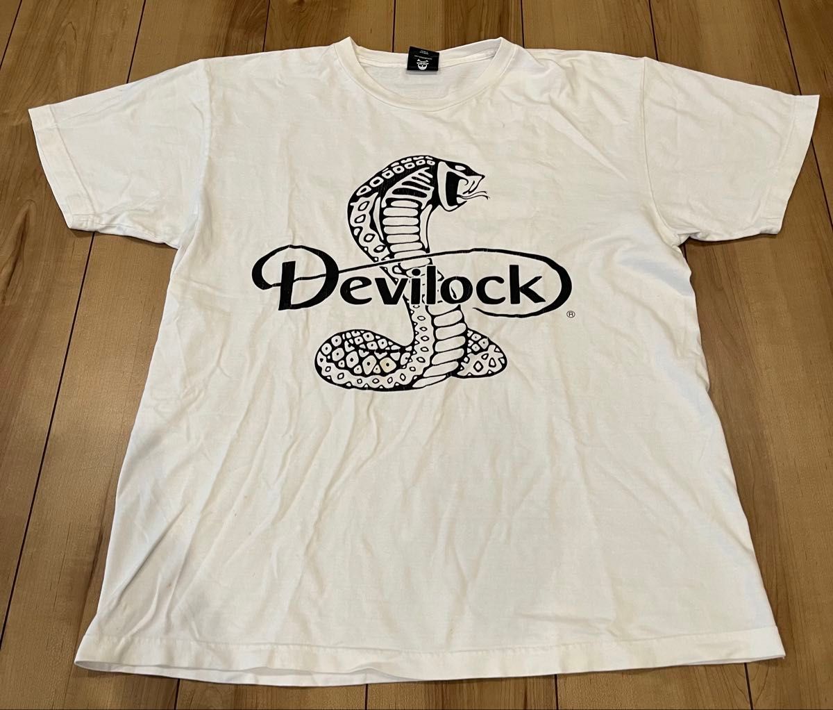 Devilock デビロック Cobra T恤 白色 XL 当时物