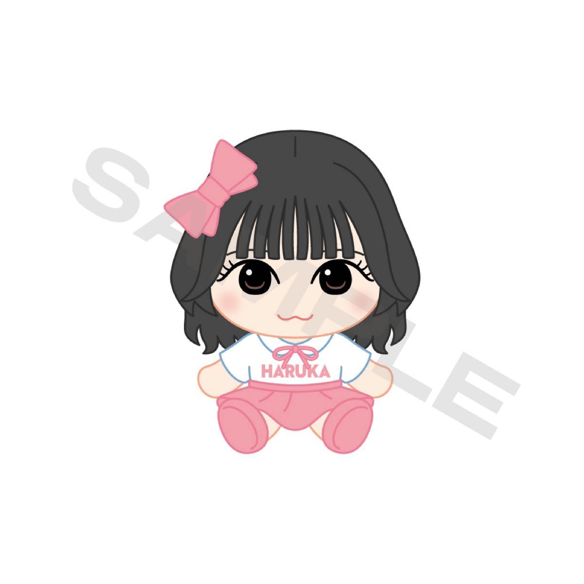超稀有 已售罄 CUTIE STREET 成员专属可爱毛绒版1号 樱庭遥花 毛绒玩具