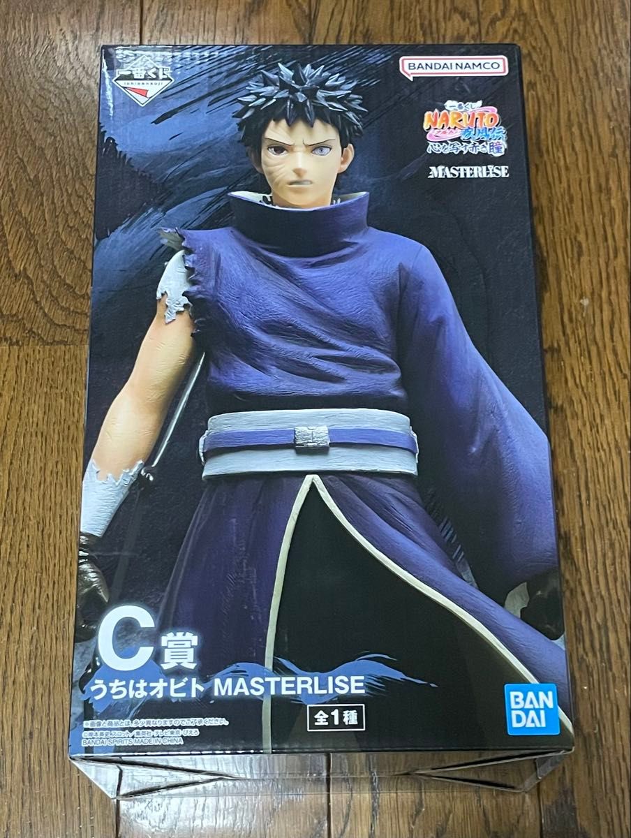 未拆封全新 一番奖 NARUTO-火影忍者-疾风传 写照心灵的赤瞳C奖 宇智波带土 MASTERLISE