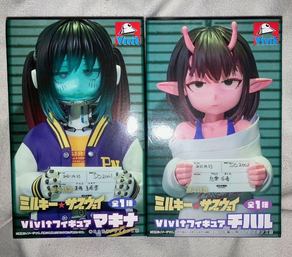 银河特急 Milky☆Subway Vivit手办 玛奇娜 千春 2体套装