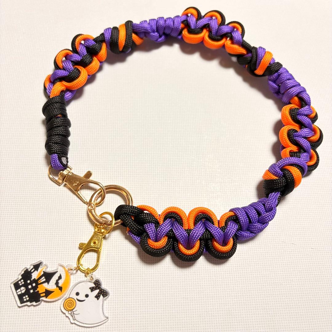伞绳手机挂绳 手持挂绳 万圣节 手工制作