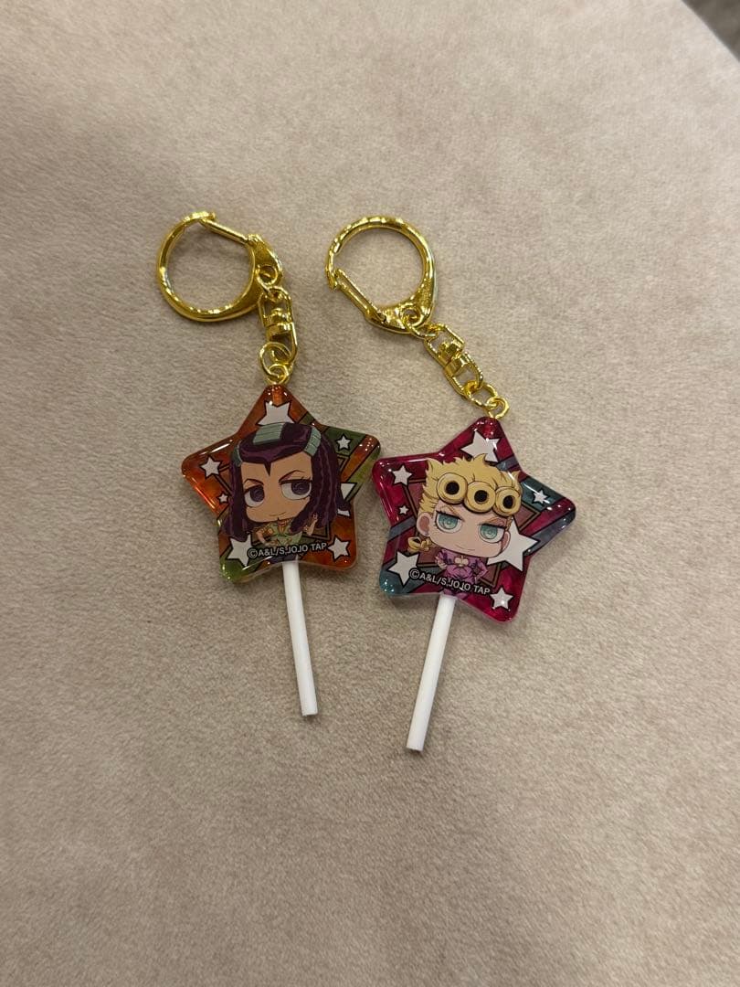 JoJo's Bizarre Adventure Acrylic Keychain 2-Piece Set