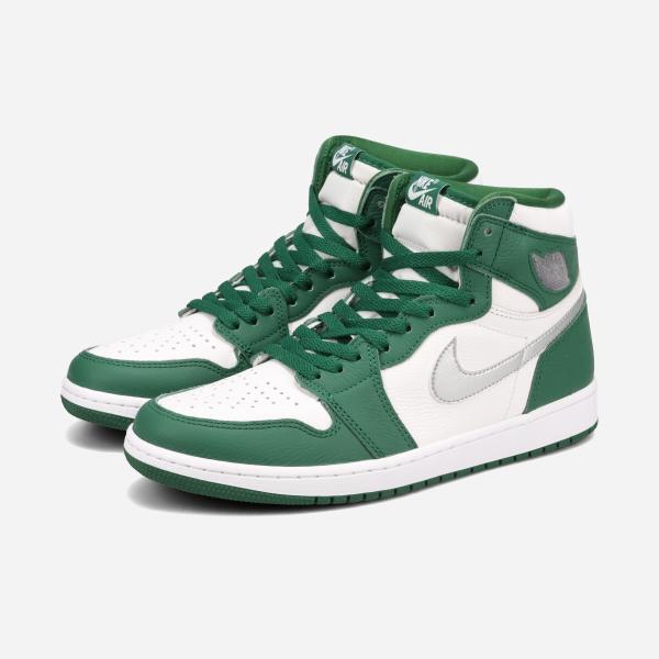 【14,000日元均一特卖】 耐克 AIR JORDAN 1 复古高帮 OG 耐克 空气乔丹1 复古高帮 OG 绿色 银色 白色