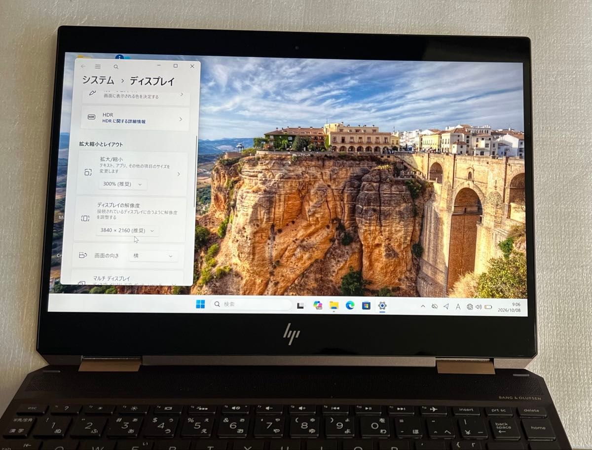 HP Spectre x360 4Kディスプレイ 2in1ノートPC i7/16G/1T(SSD)