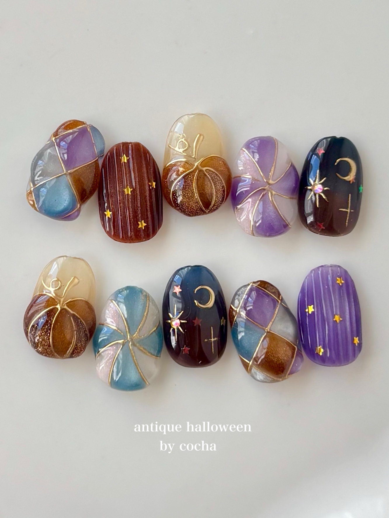 Nail Tips [Antique Halloween] | Halloween Nails | Halloween