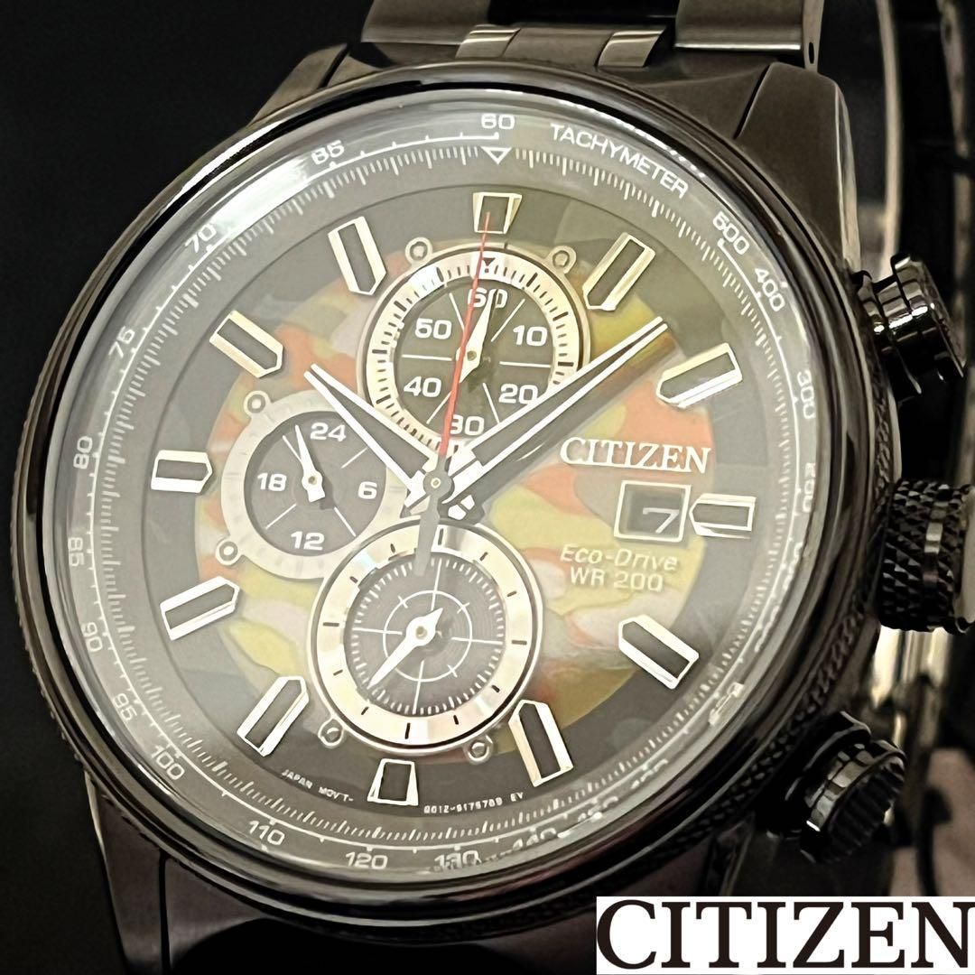 【CITIZEN】展示品特价/西铁城/男士手表/时尚/迷彩/男士/礼品/激雷亚/计时/黑色.绿色