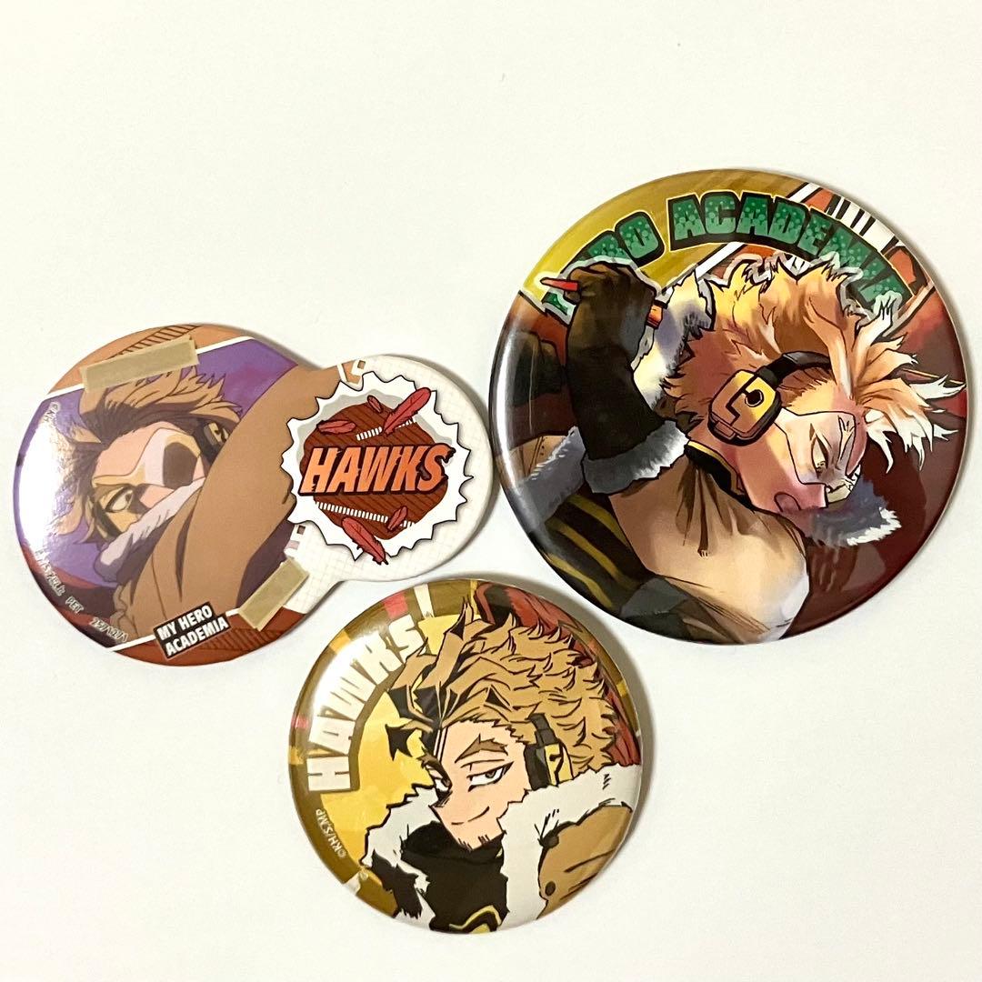 My Hero Academia Hawks Can Badge 3-Piece Set