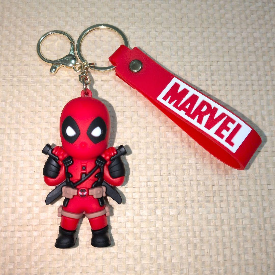MARVEL Deadpool Keychain Rubber Mascot