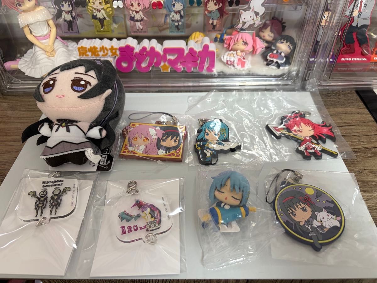 Puella Magi Madoka Magica Plush Mascot Keychain Bundle