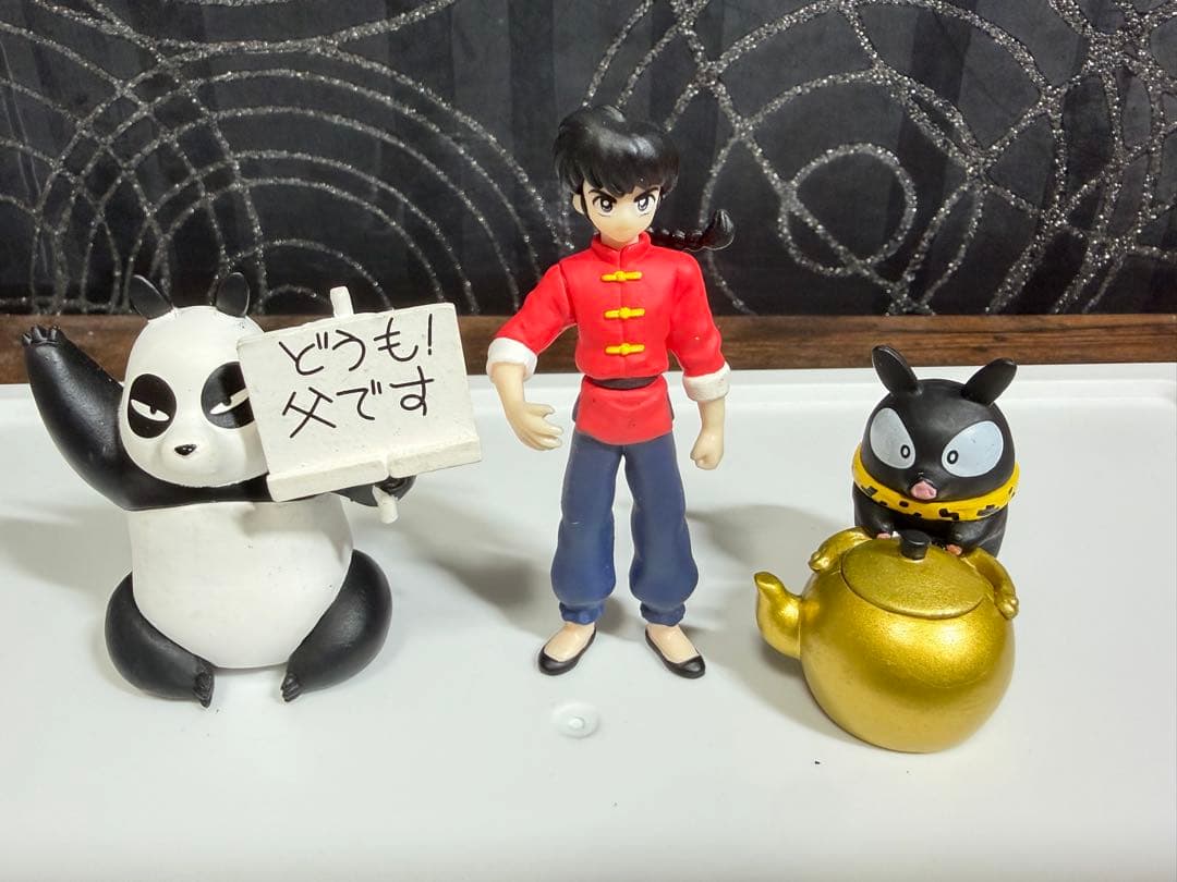 [Gachapon] Ranma 1/2 on the Desk: Ranma P-chan Saotome Genma