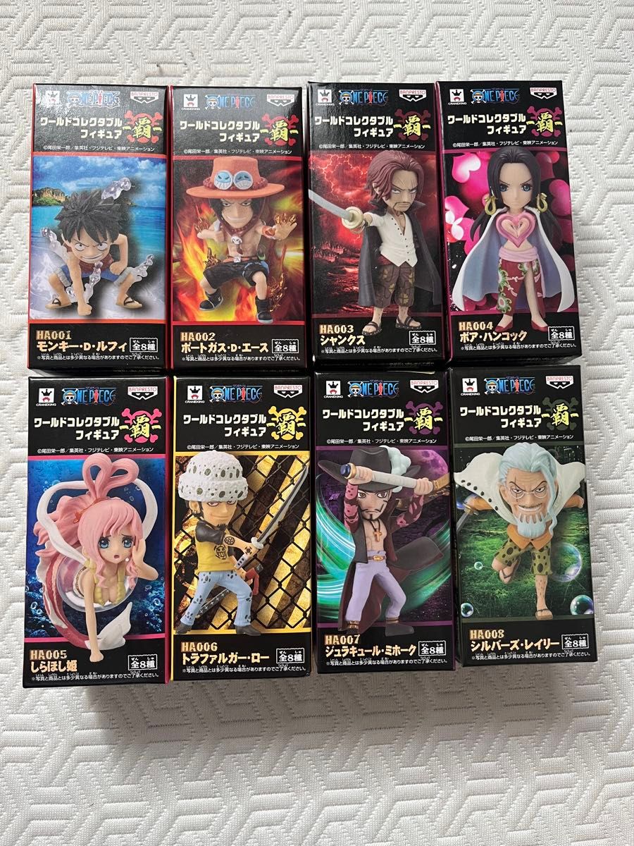 海贼王世界可收藏花样滑冰全8种套装