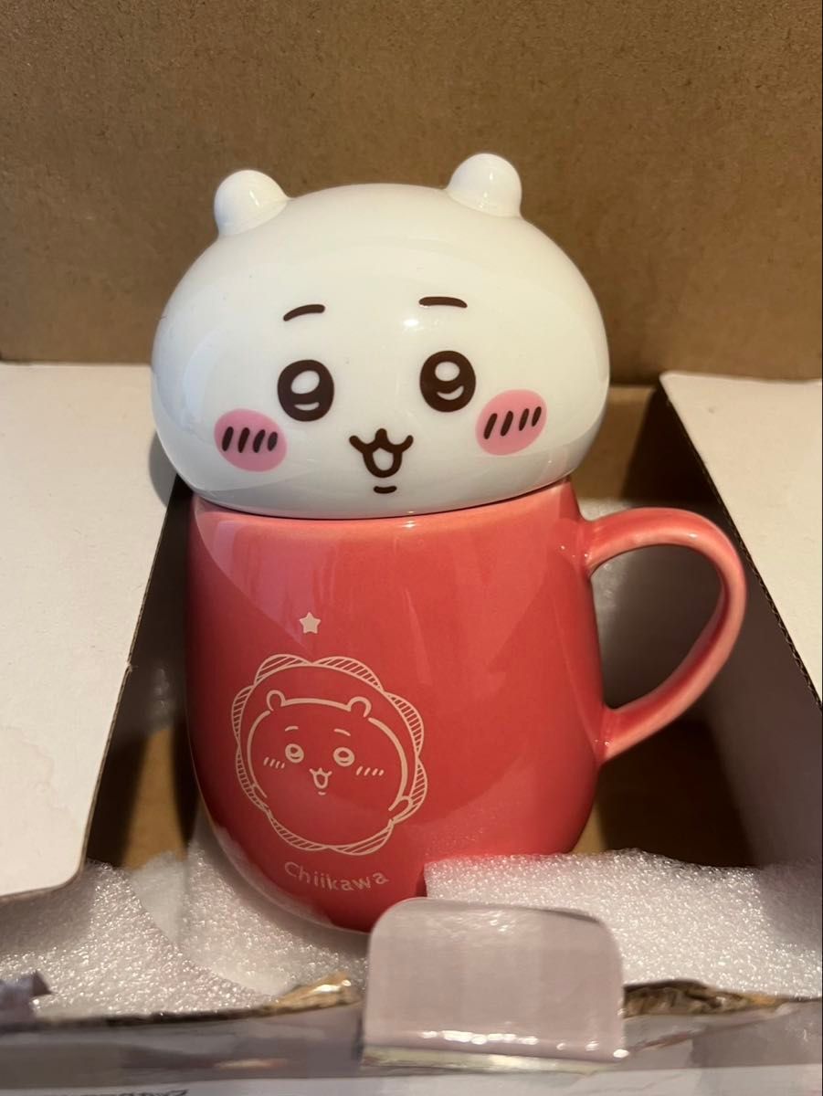 Chikawa Two-Faced Mug with Lid