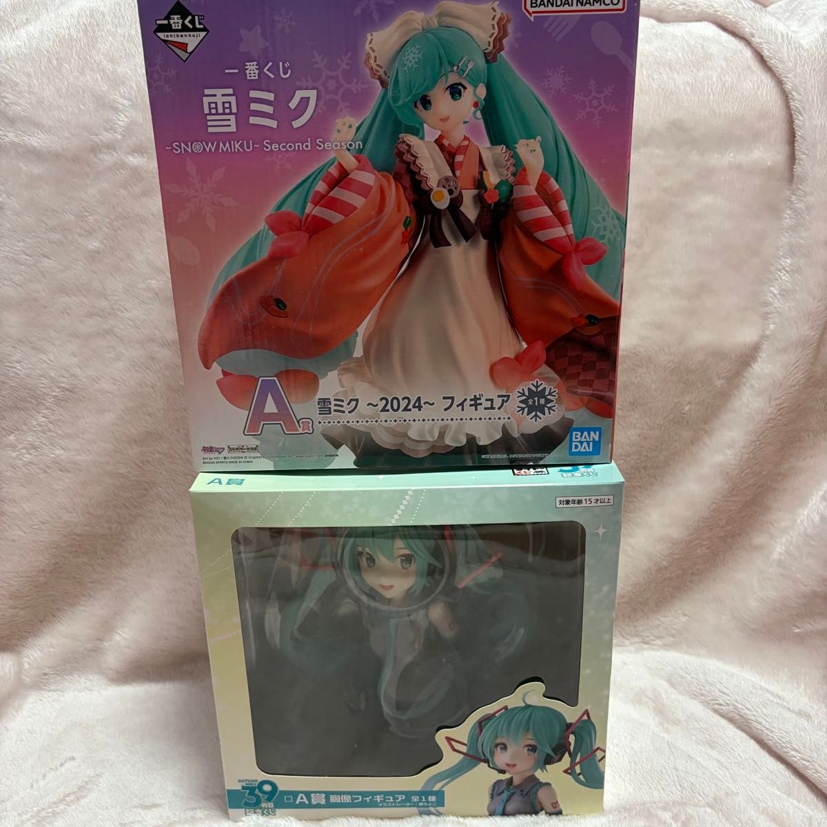 初音未来 胸像手办 雪未来 2024 A奖 一番赏 39日纪念抽奖