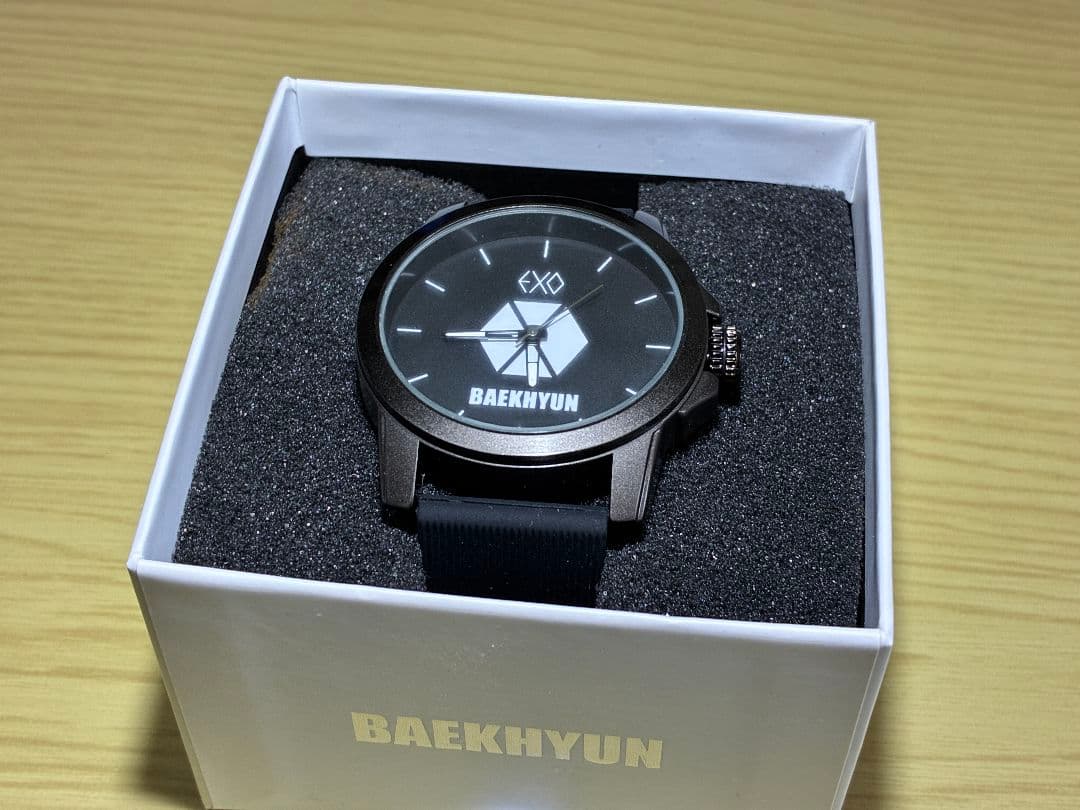 EXO Baekhyon Watch BAEKHYUN Merchandise Black