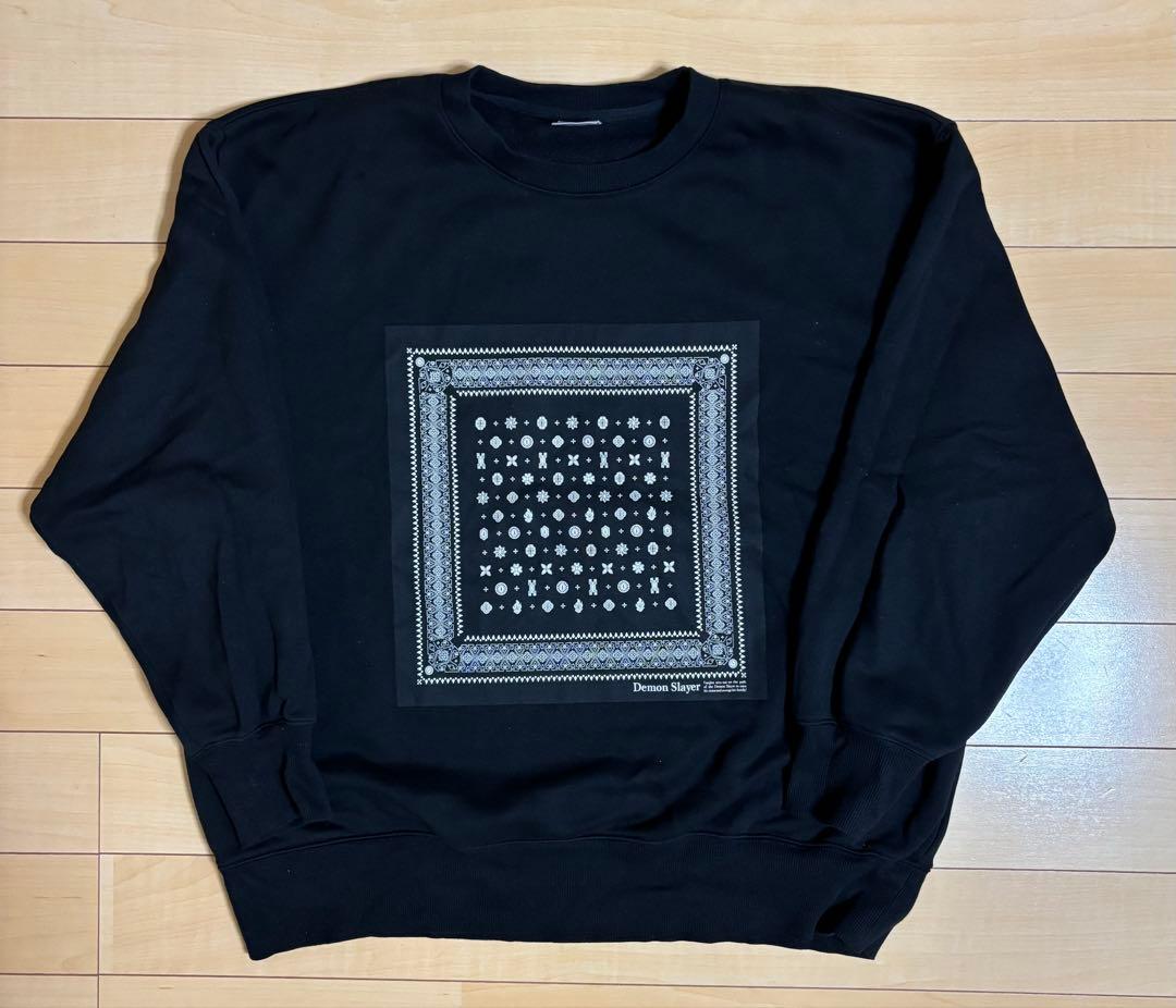 GU 鬼灭之刃联名卫衣 黑色 XXL (a)