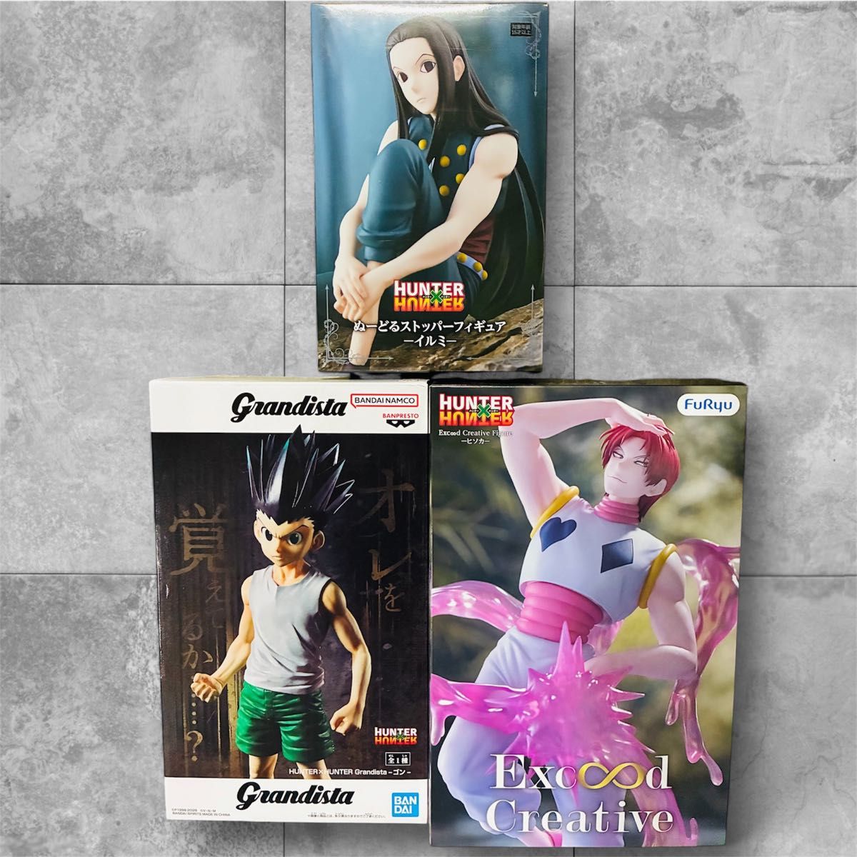 HUNTER×HUNTER Figure 3-Piece Set Illumi Gon Hisoka