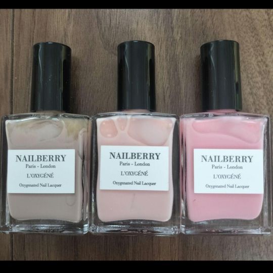 NAILBERRY Nailberry 指甲油 指甲颜色 3件套